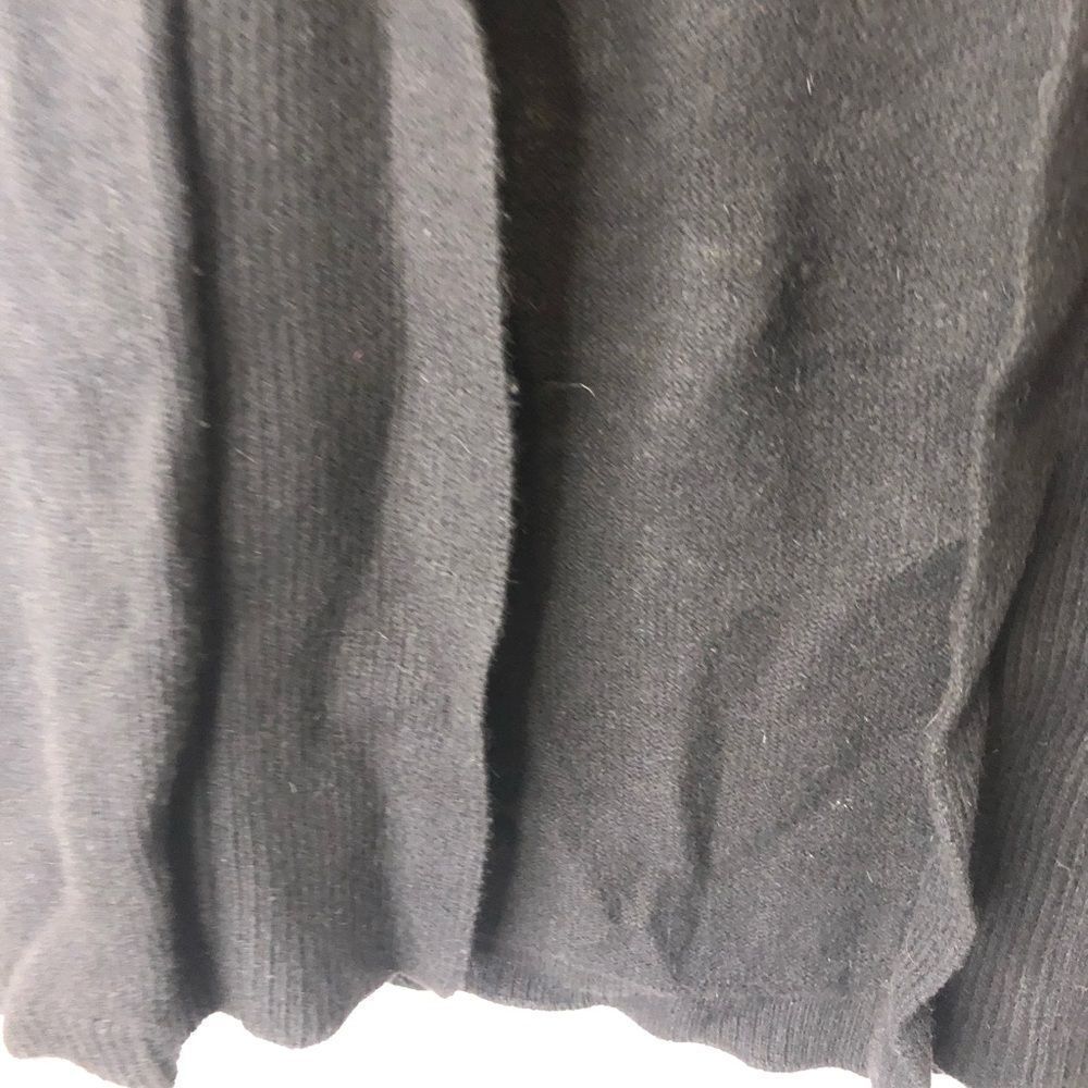NWT Joan Vass wool blend black sweater vest, size large - Picture 4 of 12